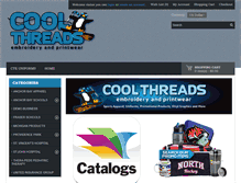Tablet Screenshot of coolthreadsembroidery.com